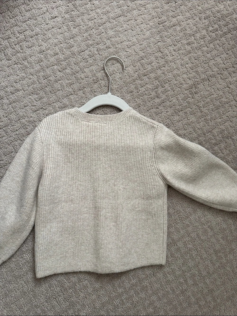 Zara Kids Beige Knit Cardigan